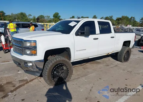 2014 Chevrolet Silverado K1500 Lt z USA, uszkodzony, nr VIN 3GCUKREC3EG266540